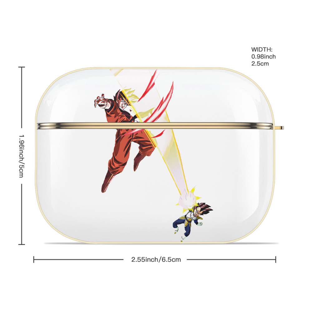 ドラゴンボール ベジータ四世（Bejīta Yonsei）DRAGON BALL Vegeta IV 【AirPods Pro用】ハードシェル保護ケース｜耐衝撃・防指紋・カラビナ付き商品仕様