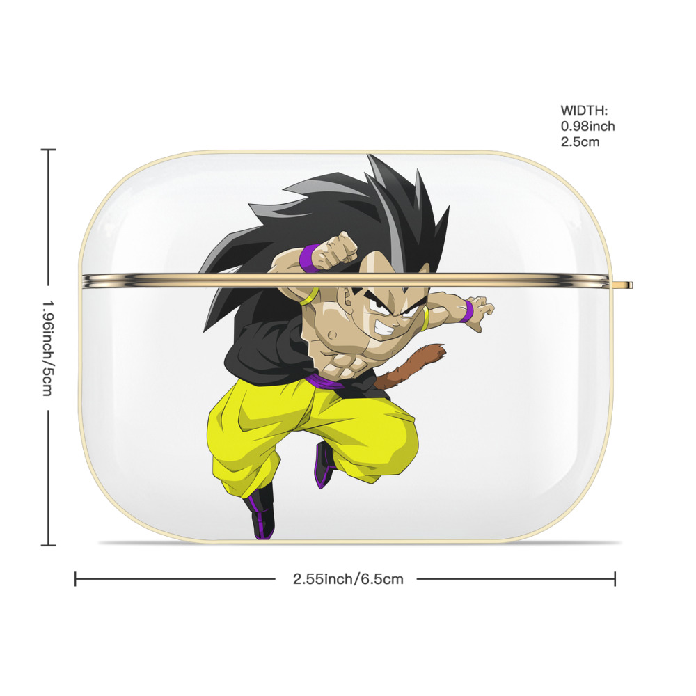 ドラゴンボール ベジータ四世（Bejīta Yonsei）DRAGON BALL Vegeta IV 【AirPods Pro用】ハードシェル保護ケース｜耐衝撃・防指紋・カラビナ付き商品仕様