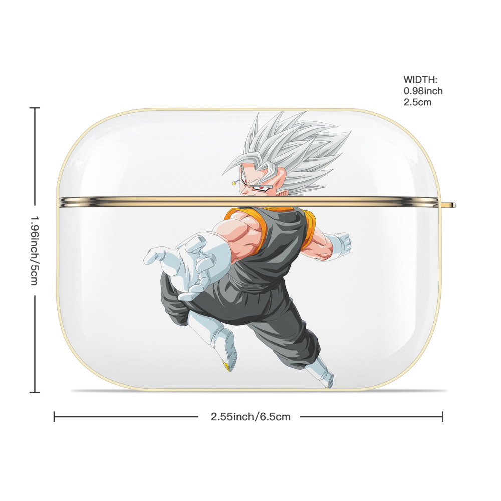 ドラゴンボール ベジータ四世（Bejīta Yonsei）DRAGON BALL Vegeta IV 【AirPods Pro用】ハードシェル保護ケース｜耐衝撃・防指紋・カラビナ付き商品仕様
