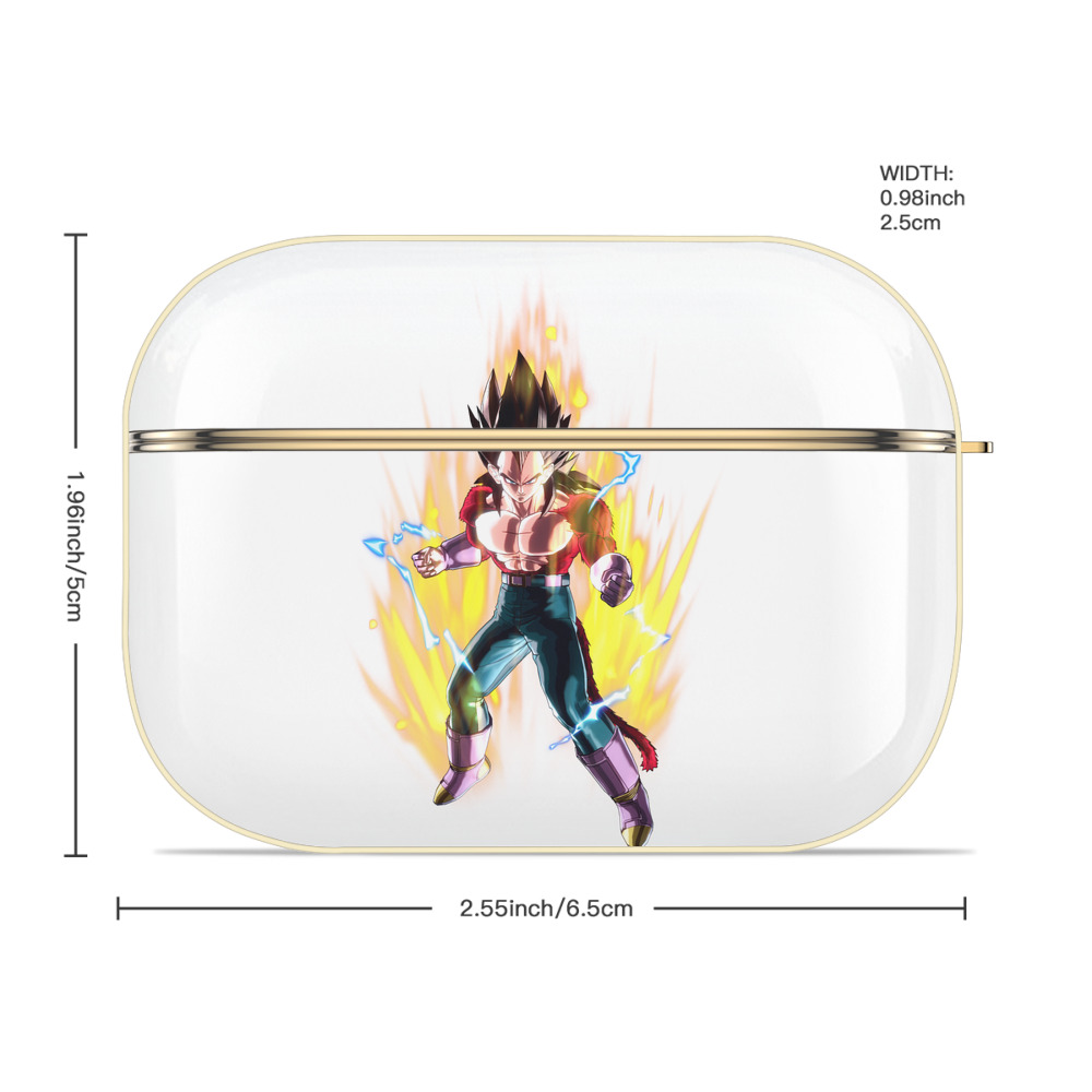 ドラゴンボール ベジータ四世（Bejīta Yonsei）DRAGON BALL Vegeta IV 【AirPods Pro用】ハードシェル保護ケース｜耐衝撃・防指紋・カラビナ付き商品仕様