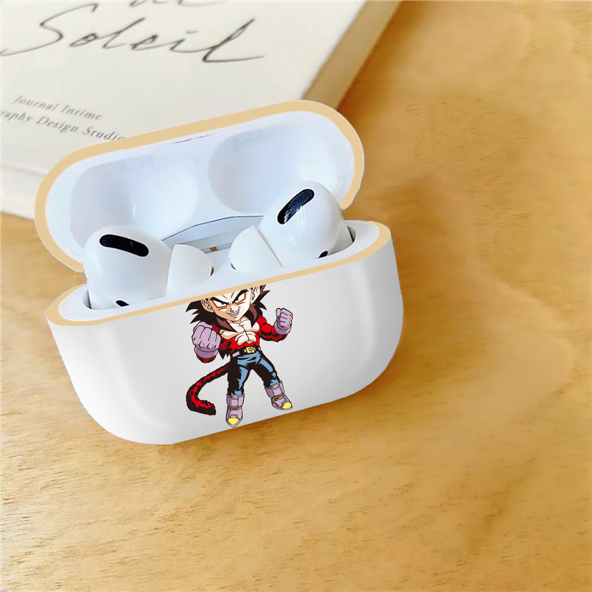 ドラゴンボール ベジータ四世（Bejīta Yonsei）DRAGON BALL Vegeta IV 【AirPods Pro用】ハードシェル保護ケース｜耐衝撃・防指紋・カラビナ付き商品仕様
