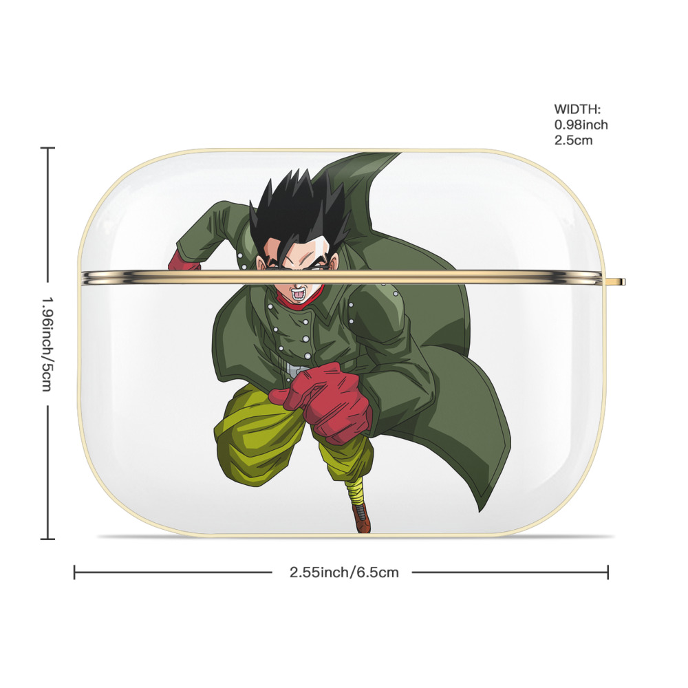 ドラゴンボール 孫 悟飯（そんごはん）DRAGON BALL Son Gohan 【AirPods Pro用】ハードシェル保護ケース｜耐衝撃・防指紋・カラビナ付き商品仕様