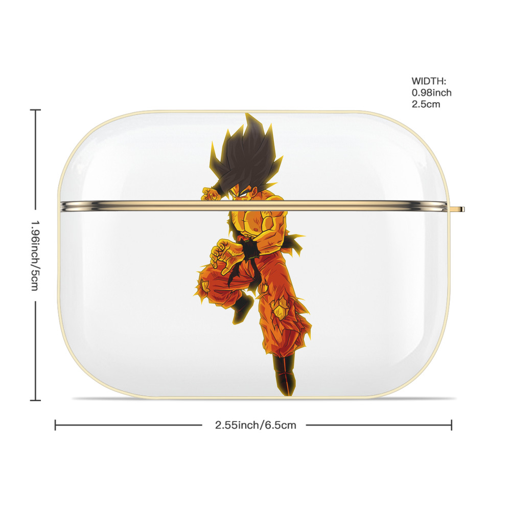 ドラゴンボール 孫 悟飯（そんごはん）DRAGON BALL Son Gohan 【AirPods Pro用】ハードシェル保護ケース｜耐衝撃・防指紋・カラビナ付き商品仕様