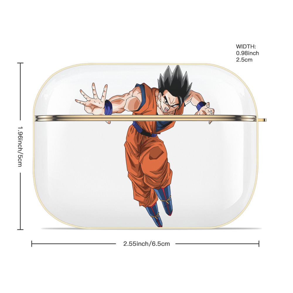 ドラゴンボール 孫 悟飯（そんごはん）DRAGON BALL Son Gohan 【AirPods Pro用】ハードシェル保護ケース｜耐衝撃・防指紋・カラビナ付き商品仕様