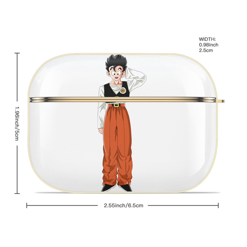 ドラゴンボール 孫 悟飯（そんごはん）DRAGON BALL Son Gohan 【AirPods Pro用】ハードシェル保護ケース｜耐衝撃・防指紋・カラビナ付き商品仕様