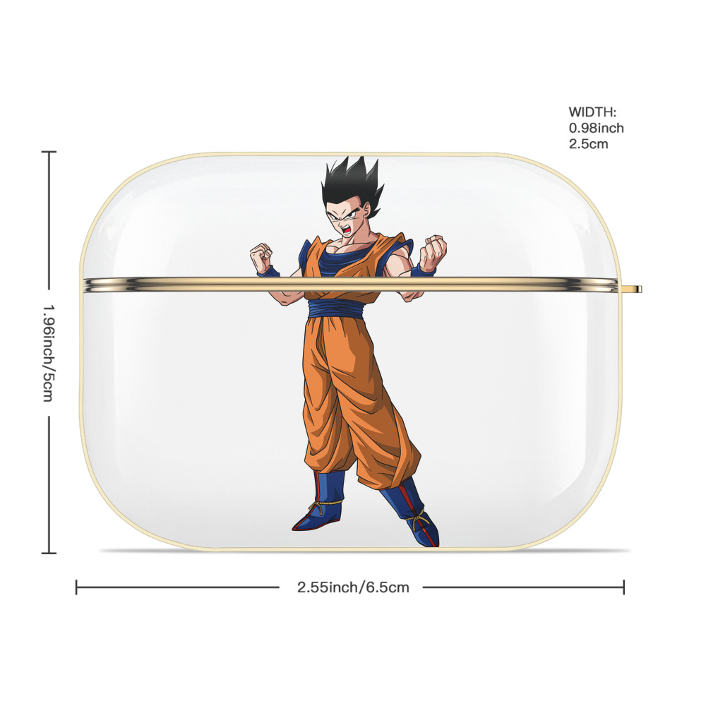 ドラゴンボール 孫 悟飯（そんごはん）DRAGON BALL Son Gohan 【AirPods Pro用】ハードシェル保護ケース｜耐衝撃・防指紋・カラビナ付き商品仕様