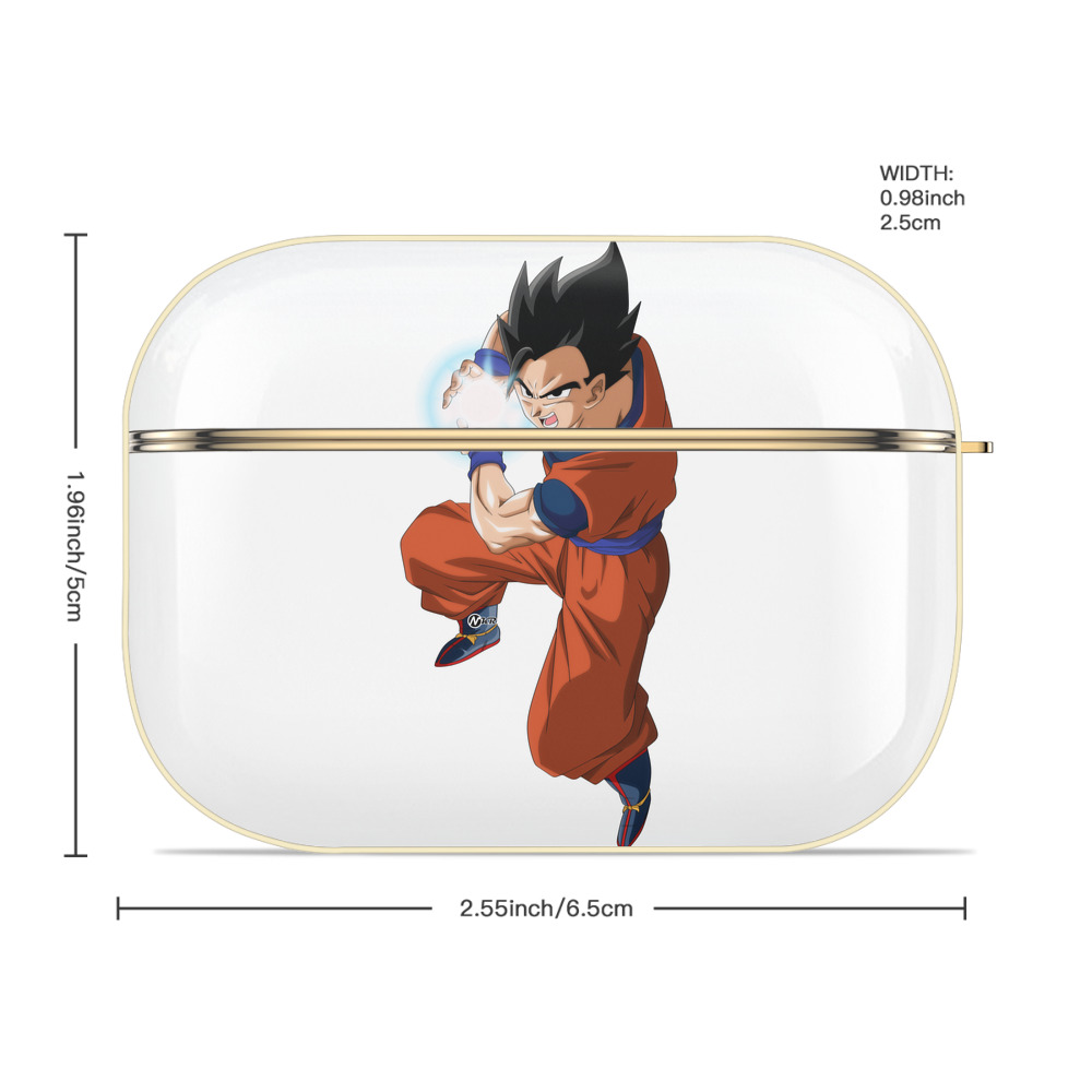 ドラゴンボール 孫 悟飯（そんごはん）DRAGON BALL Son Gohan 【AirPods Pro用】ハードシェル保護ケース｜耐衝撃・防指紋・カラビナ付き商品仕様