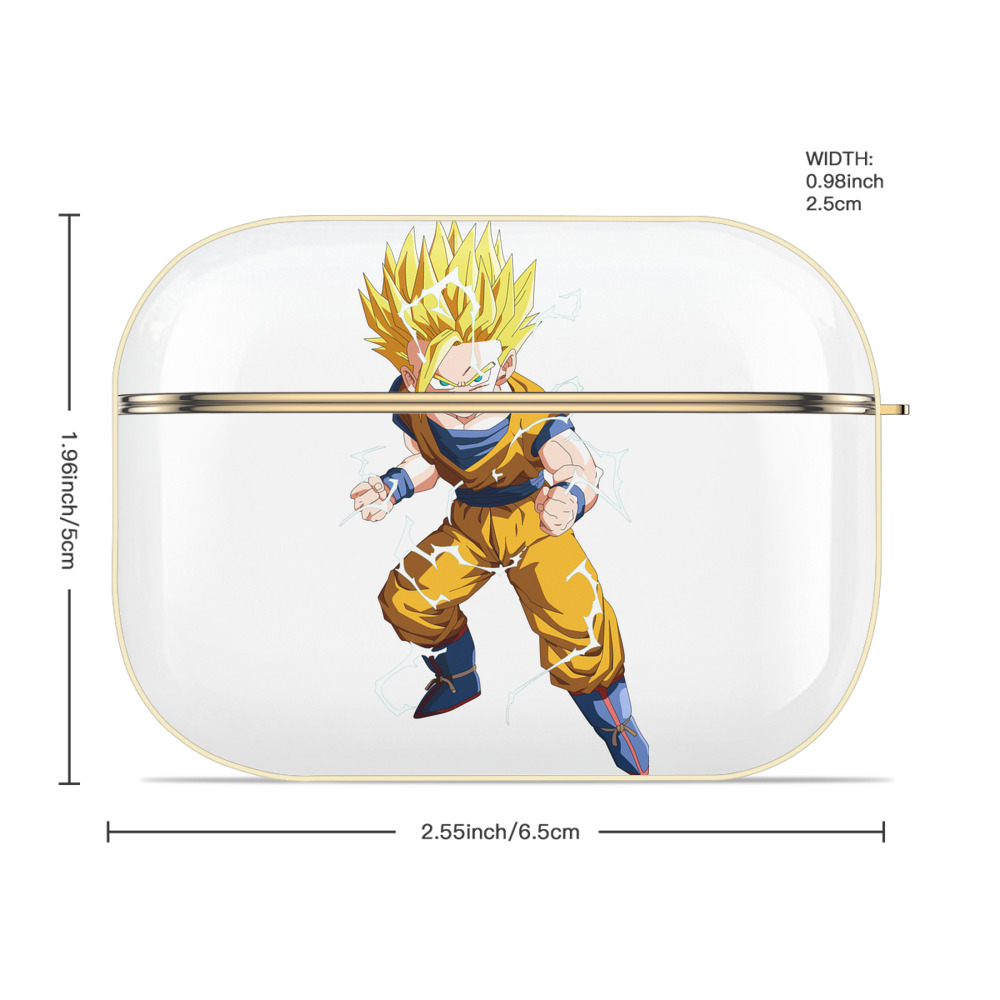ドラゴンボール 孫 悟飯（そんごはん）DRAGON BALL Son Gohan 【AirPods Pro用】ハードシェル保護ケース｜耐衝撃・防指紋・カラビナ付き商品仕様