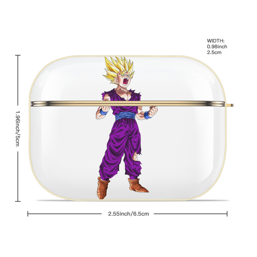 ドラゴンボール 孫 悟飯（そんごはん）DRAGON BALL Son Gohan 【AirPods Pro用】ハードシェル保護ケース｜耐衝撃・防指紋・カラビナ付き商品仕様