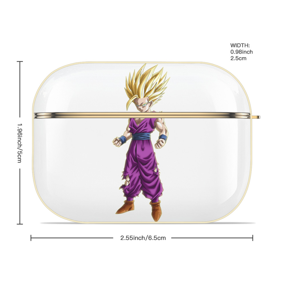 ドラゴンボール 孫 悟飯（そんごはん）DRAGON BALL Son Gohan 【AirPods Pro用】ハードシェル保護ケース｜耐衝撃・防指紋・カラビナ付き商品仕様