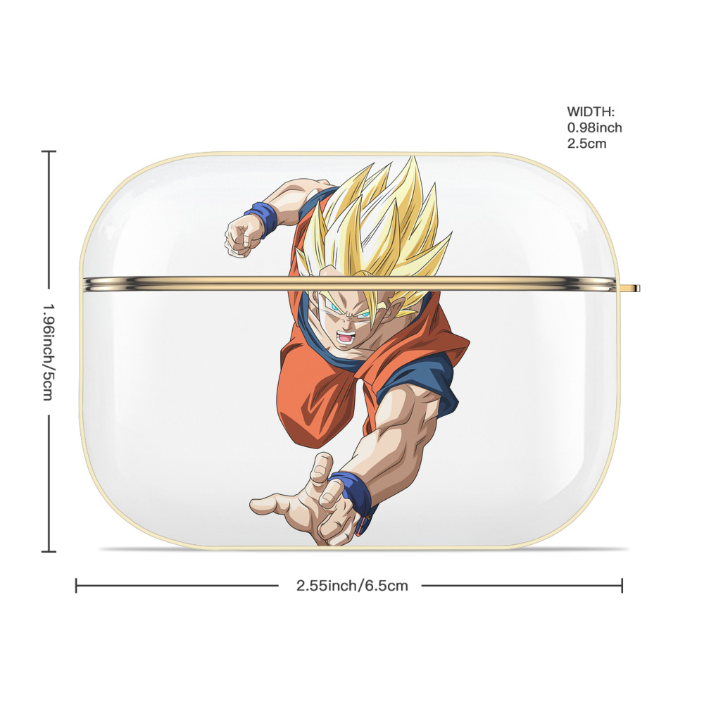 ドラゴンボール 孫 悟飯（そんごはん）DRAGON BALL Son Gohan 【AirPods Pro用】ハードシェル保護ケース｜耐衝撃・防指紋・カラビナ付き商品仕様