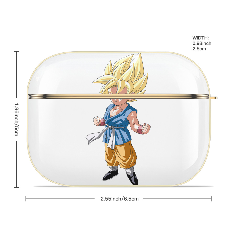 ドラゴンボール 孫 悟飯（そんごはん）DRAGON BALL Son Gohan 【AirPods Pro用】ハードシェル保護ケース｜耐衝撃・防指紋・カラビナ付き商品仕様