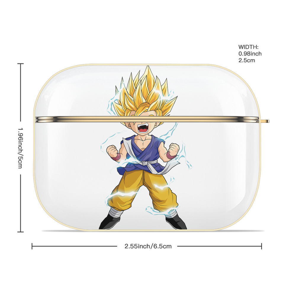 ドラゴンボール 孫 悟飯（そんごはん）DRAGON BALL Son Gohan 【AirPods Pro用】ハードシェル保護ケース｜耐衝撃・防指紋・カラビナ付き商品仕様