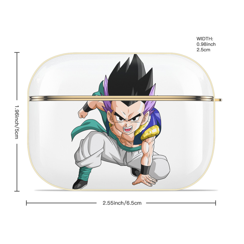 ドラゴンボール 孫 悟飯（そんごはん）DRAGON BALL Son Gohan 【AirPods Pro用】ハードシェル保護ケース｜耐衝撃・防指紋・カラビナ付き商品仕様