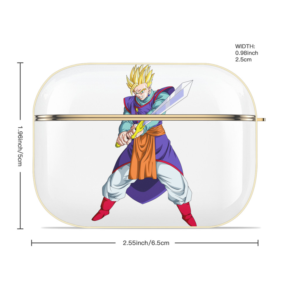 ドラゴンボール 孫 悟飯（そんごはん）DRAGON BALL Son Gohan 【AirPods Pro用】ハードシェル保護ケース｜耐衝撃・防指紋・カラビナ付き商品仕様