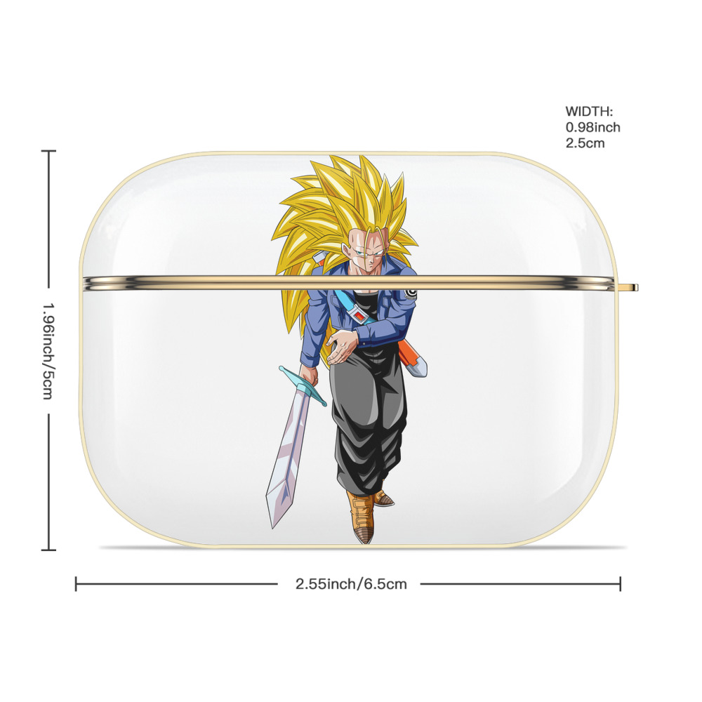 ドラゴンボール トランクス（Torankusu）DRAGON BALL Trunks 【AirPods Pro用】ハードシェル保護ケース｜耐衝撃・防指紋・カラビナ付き商品仕様
