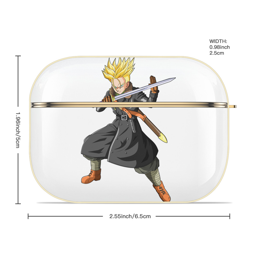 ドラゴンボール トランクス（Torankusu）DRAGON BALL Trunks 【AirPods Pro用】ハードシェル保護ケース｜耐衝撃・防指紋・カラビナ付き商品仕様