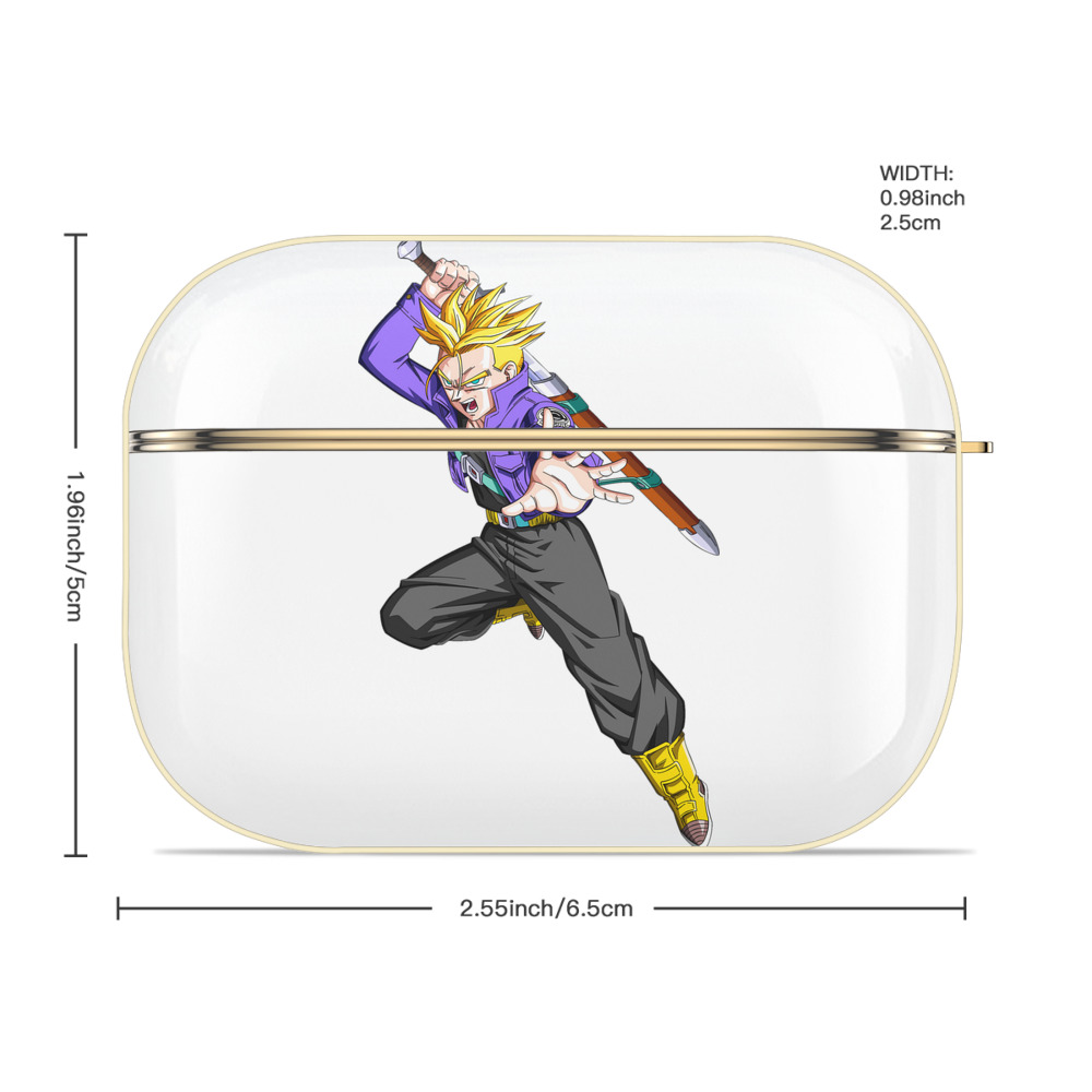 ドラゴンボール トランクス（Torankusu）DRAGON BALL Trunks 【AirPods Pro用】ハードシェル保護ケース｜耐衝撃・防指紋・カラビナ付き商品仕様