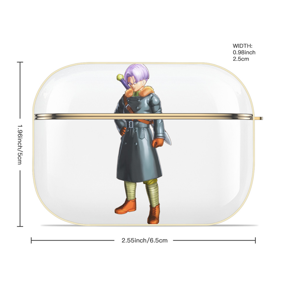 ドラゴンボール トランクス（Torankusu）DRAGON BALL Trunks 【AirPods Pro用】ハードシェル保護ケース｜耐衝撃・防指紋・カラビナ付き商品仕様