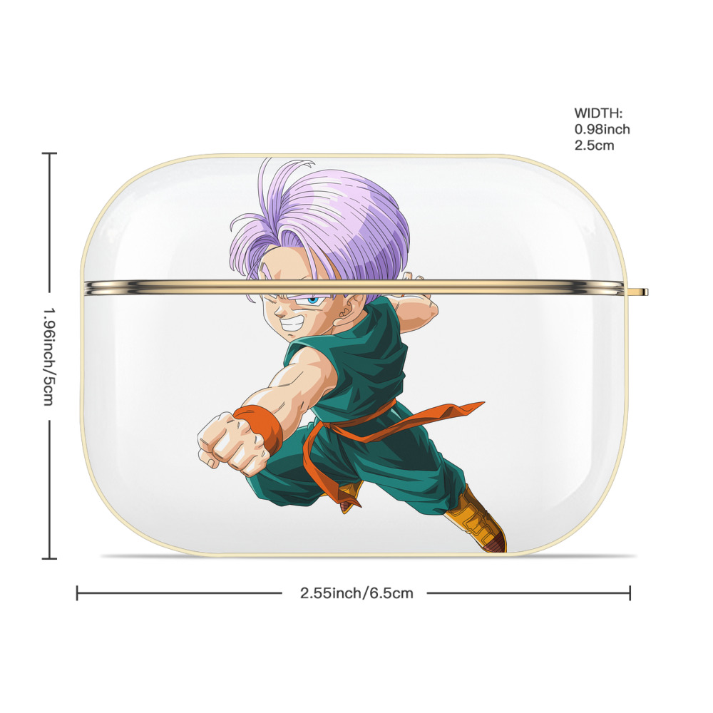 ドラゴンボール トランクス（Torankusu）DRAGON BALL Trunks 【AirPods Pro用】ハードシェル保護ケース｜耐衝撃・防指紋・カラビナ付き商品仕様