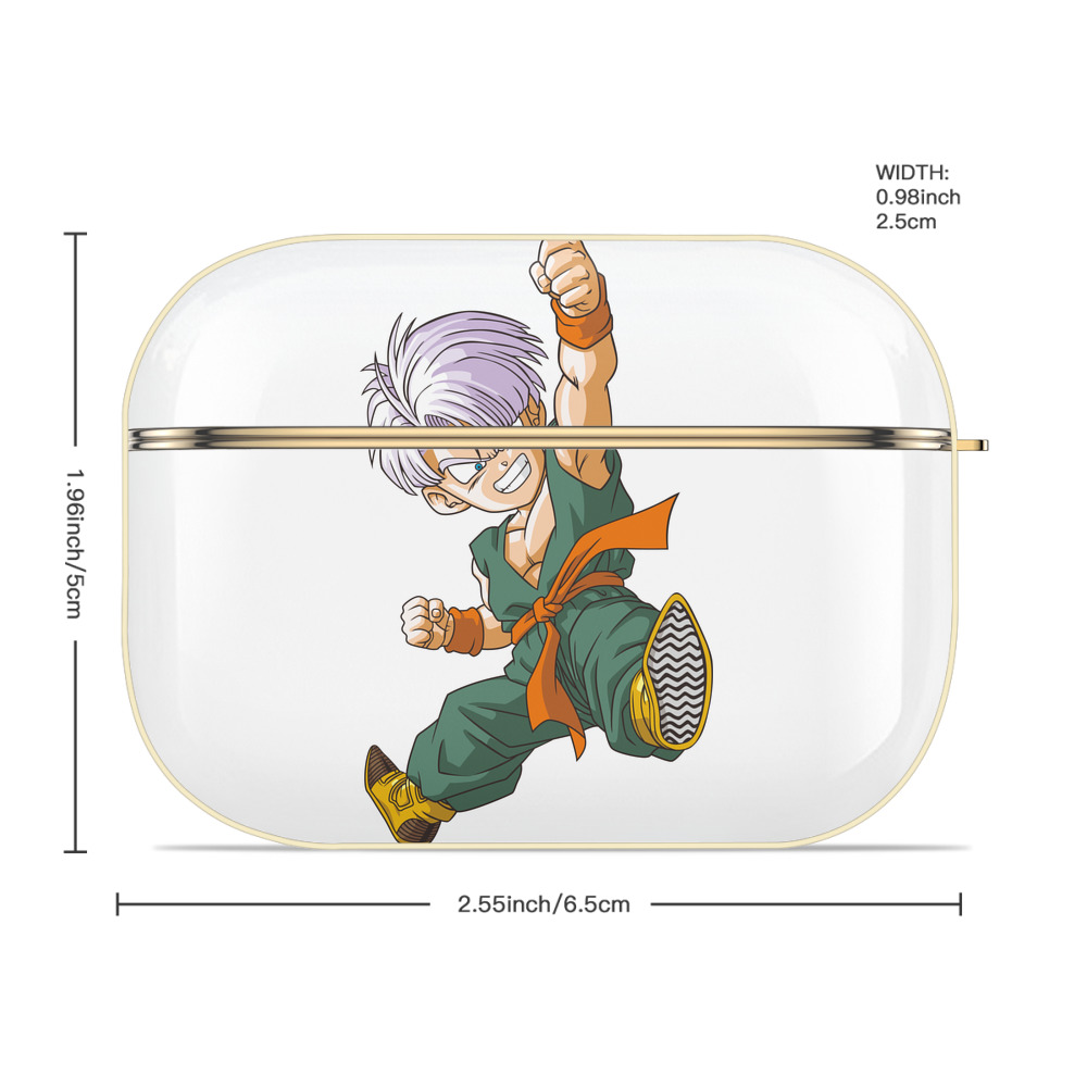 ドラゴンボール トランクス（Torankusu）DRAGON BALL Trunks 【AirPods Pro用】ハードシェル保護ケース｜耐衝撃・防指紋・カラビナ付き商品仕様
