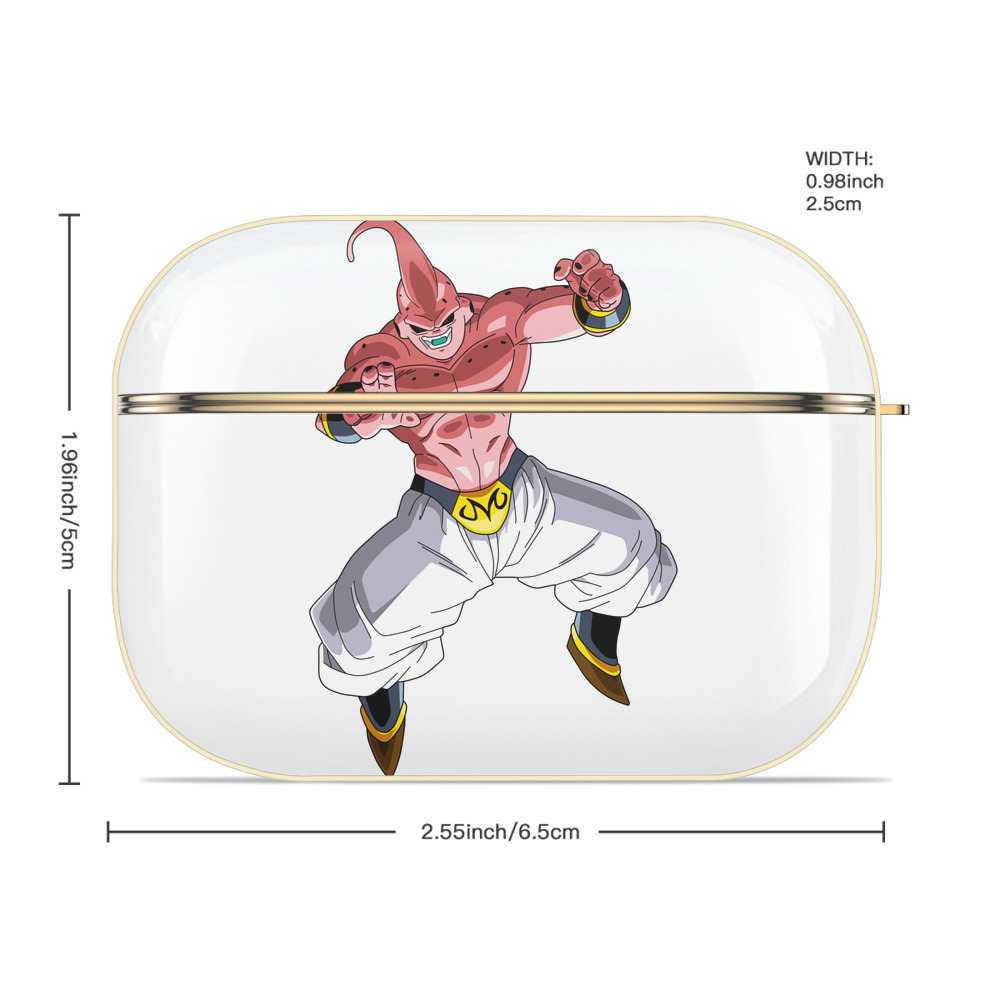 ドラゴンボール 魔人ブウ DRAGON BALL Majin Buu 【AirPods Pro用】ハードシェル保護ケース｜耐衝撃・防指紋・カラビナ付き商品仕様