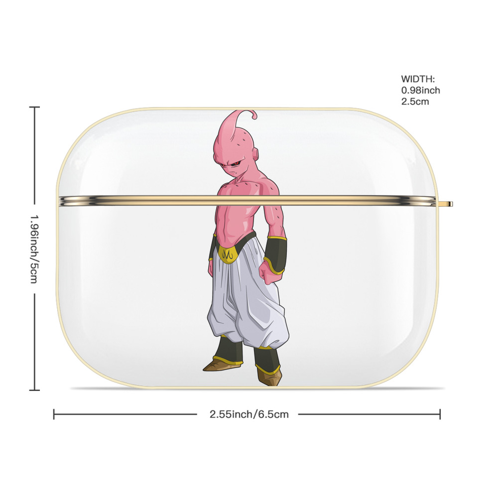 ドラゴンボール 魔人ブウ DRAGON BALL Majin Buu 【AirPods Pro用】ハードシェル保護ケース｜耐衝撃・防指紋・カラビナ付き商品仕様