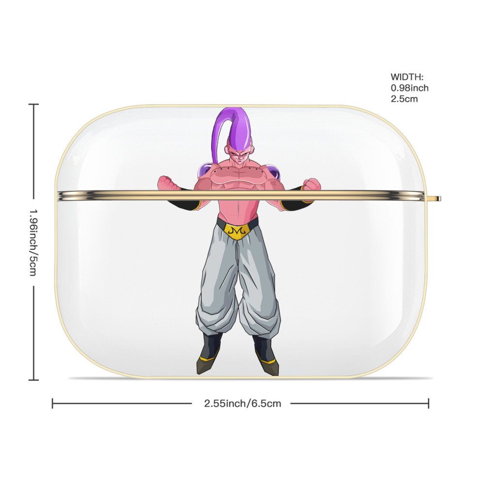 ドラゴンボール 魔人ブウ DRAGON BALL Majin Buu 【AirPods Pro用】ハードシェル保護ケース｜耐衝撃・防指紋・カラビナ付き商品仕様