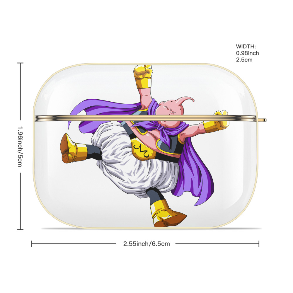 ドラゴンボール 魔人ブウ DRAGON BALL Majin Buu 【AirPods Pro用】ハードシェル保護ケース｜耐衝撃・防指紋・カラビナ付き商品仕様
