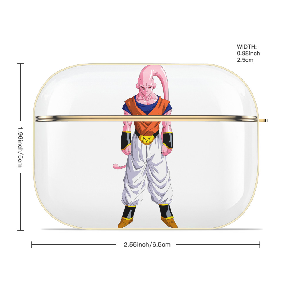 ドラゴンボール 魔人ブウ DRAGON BALL Majin Buu 【AirPods Pro用】ハードシェル保護ケース｜耐衝撃・防指紋・カラビナ付き商品仕様