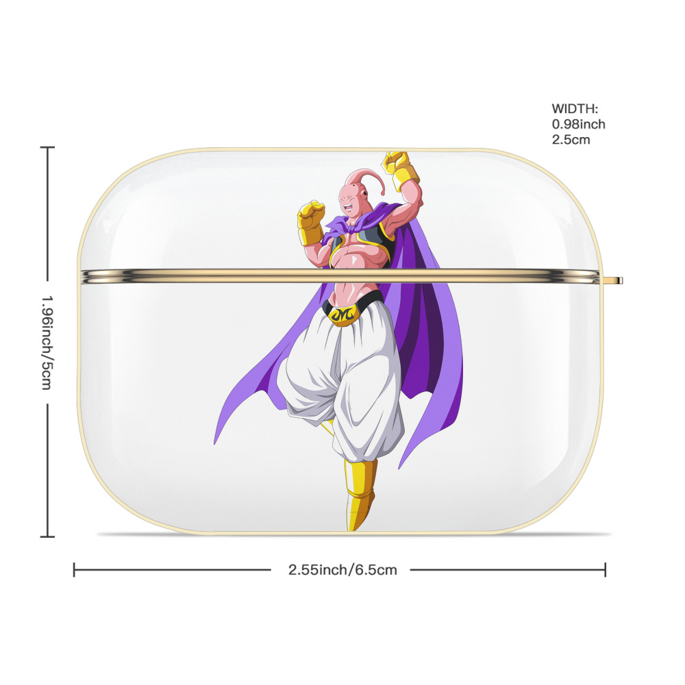 ドラゴンボール 魔人ブウ DRAGON BALL Majin Buu 【AirPods Pro用】ハードシェル保護ケース｜耐衝撃・防指紋・カラビナ付き商品仕様