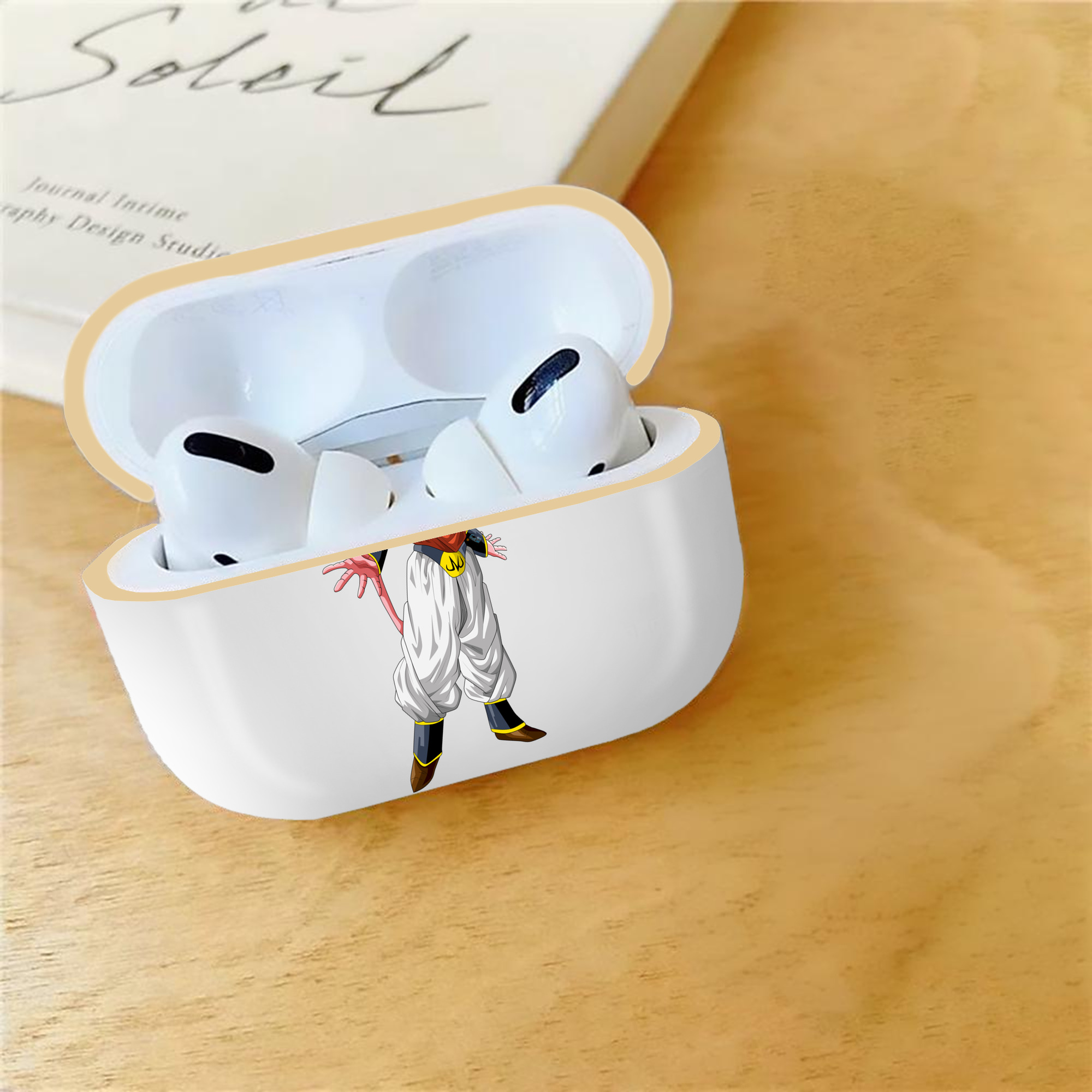 ドラゴンボール 魔人ブウ DRAGON BALL Majin Buu 【AirPods Pro用】ハードシェル保護ケース｜耐衝撃・防指紋・カラビナ付き商品仕様