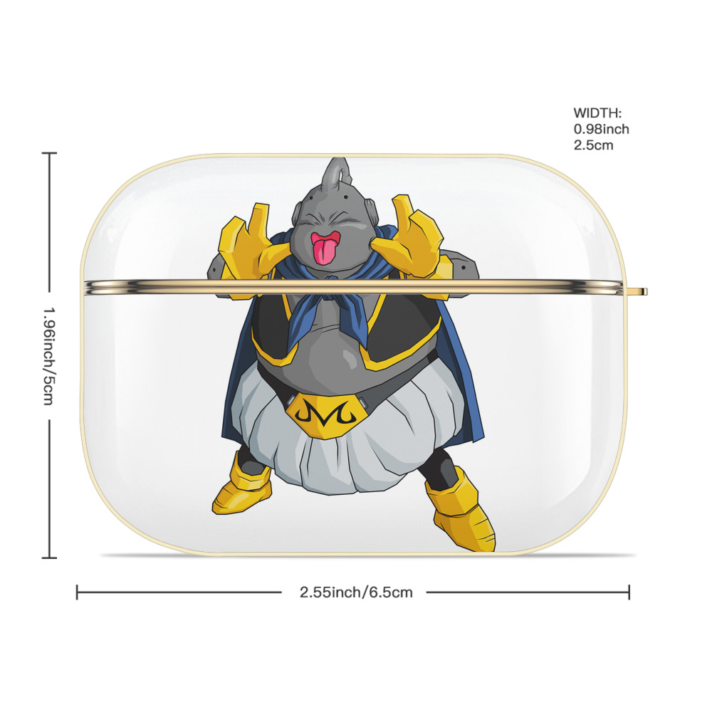 ドラゴンボール 魔人ブウ DRAGON BALL Majin Buu 【AirPods Pro用】ハードシェル保護ケース｜耐衝撃・防指紋・カラビナ付き商品仕様