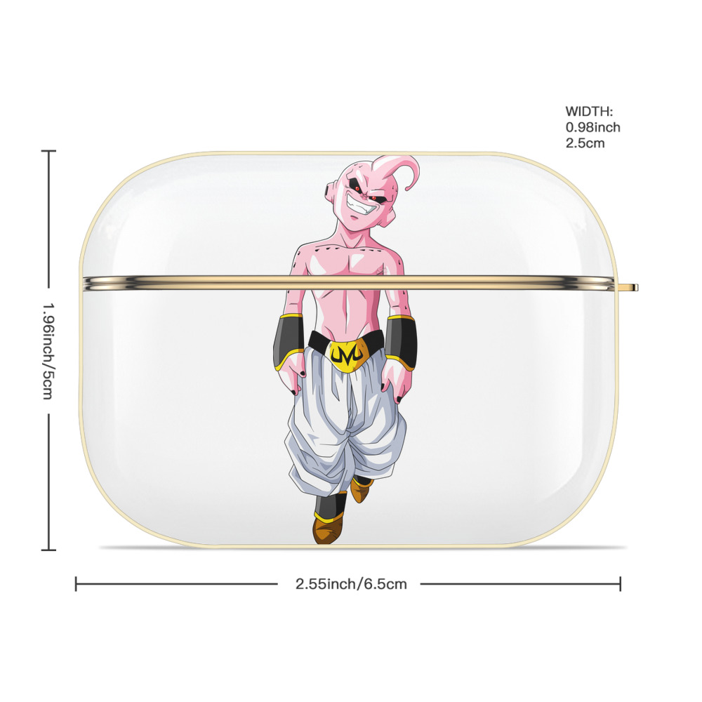 ドラゴンボール 魔人ブウ DRAGON BALL Majin Buu 【AirPods Pro用】ハードシェル保護ケース｜耐衝撃・防指紋・カラビナ付き商品仕様