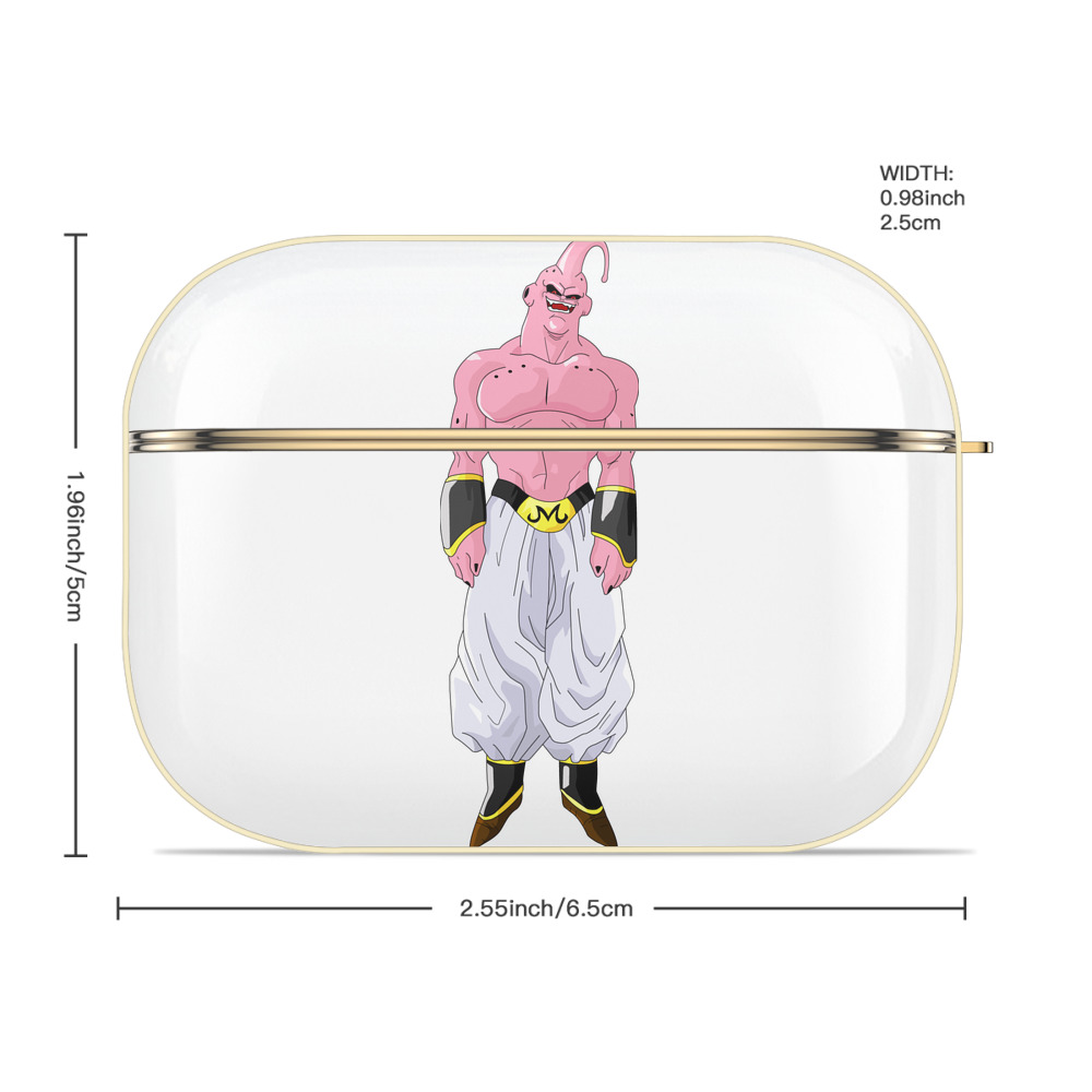 ドラゴンボール 魔人ブウ DRAGON BALL Majin Buu 【AirPods Pro用】ハードシェル保護ケース｜耐衝撃・防指紋・カラビナ付き商品仕様