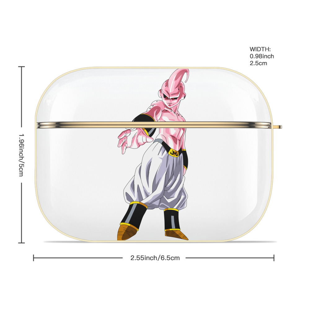 ドラゴンボール 魔人ブウ DRAGON BALL Majin Buu 【AirPods Pro用】ハードシェル保護ケース｜耐衝撃・防指紋・カラビナ付き商品仕様