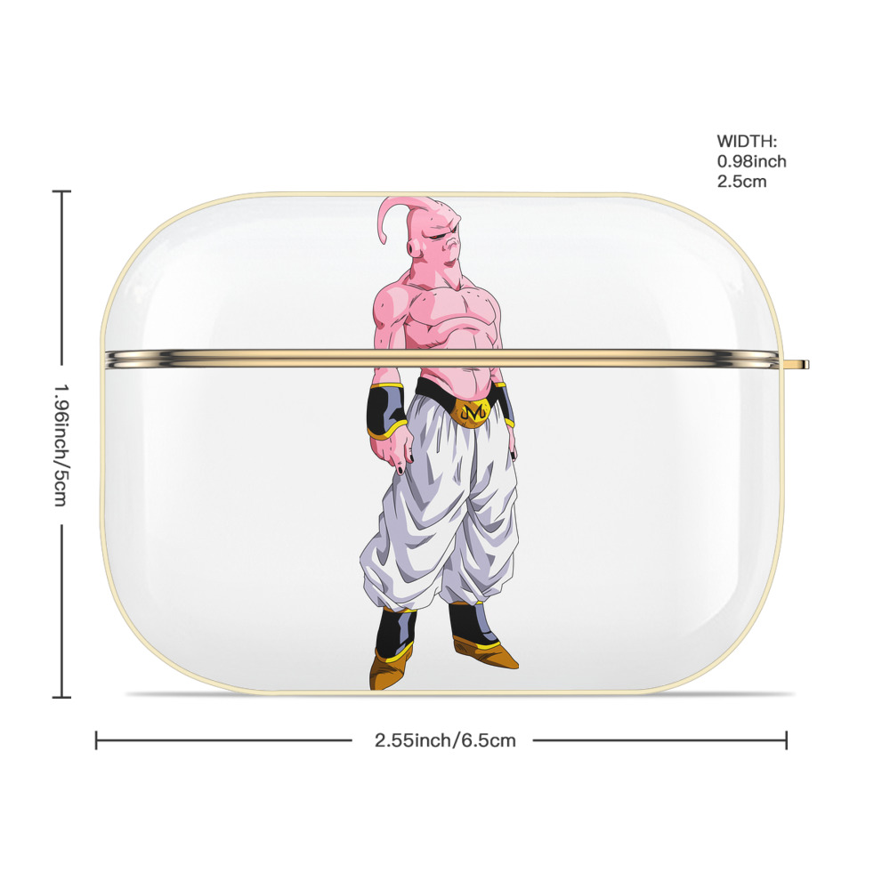 ドラゴンボール 魔人ブウ DRAGON BALL Majin Buu 【AirPods Pro用】ハードシェル保護ケース｜耐衝撃・防指紋・カラビナ付き商品仕様
