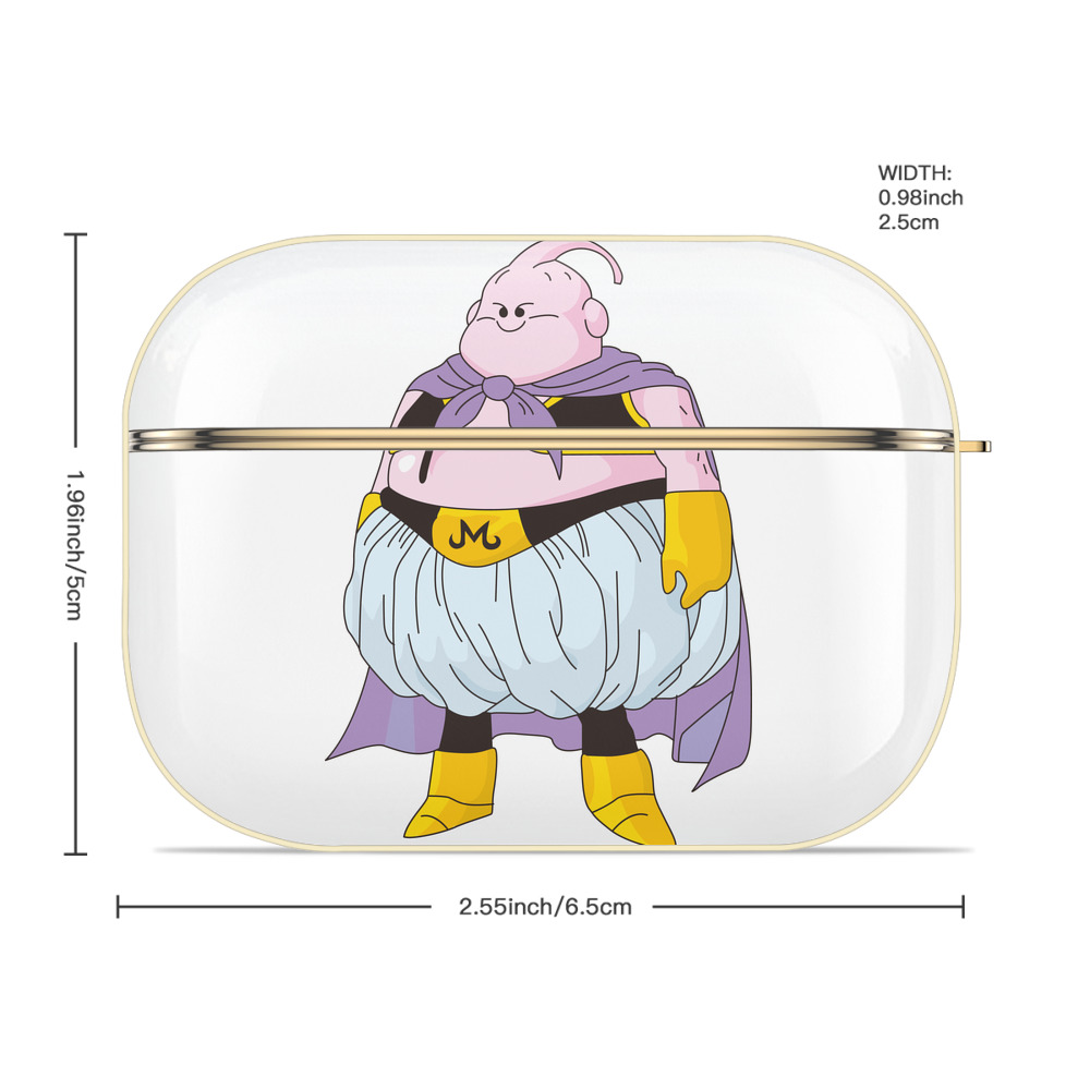 ドラゴンボール 魔人ブウ DRAGON BALL Majin Buu 【AirPods Pro用】ハードシェル保護ケース｜耐衝撃・防指紋・カラビナ付き商品仕様