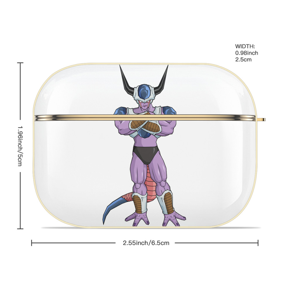 ドラゴンボール フリーザ DRAGON BALL Frieza 【AirPods Pro用】ハードシェル保護ケース｜耐衝撃・防指紋・カラビナ付き商品仕様
