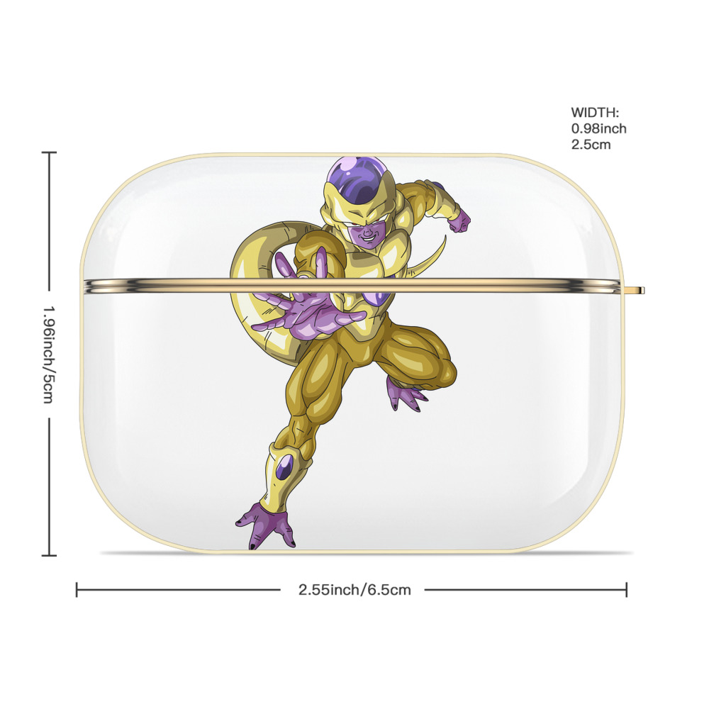 ドラゴンボール フリーザ DRAGON BALL Frieza 【AirPods Pro用】ハードシェル保護ケース｜耐衝撃・防指紋・カラビナ付き商品仕様