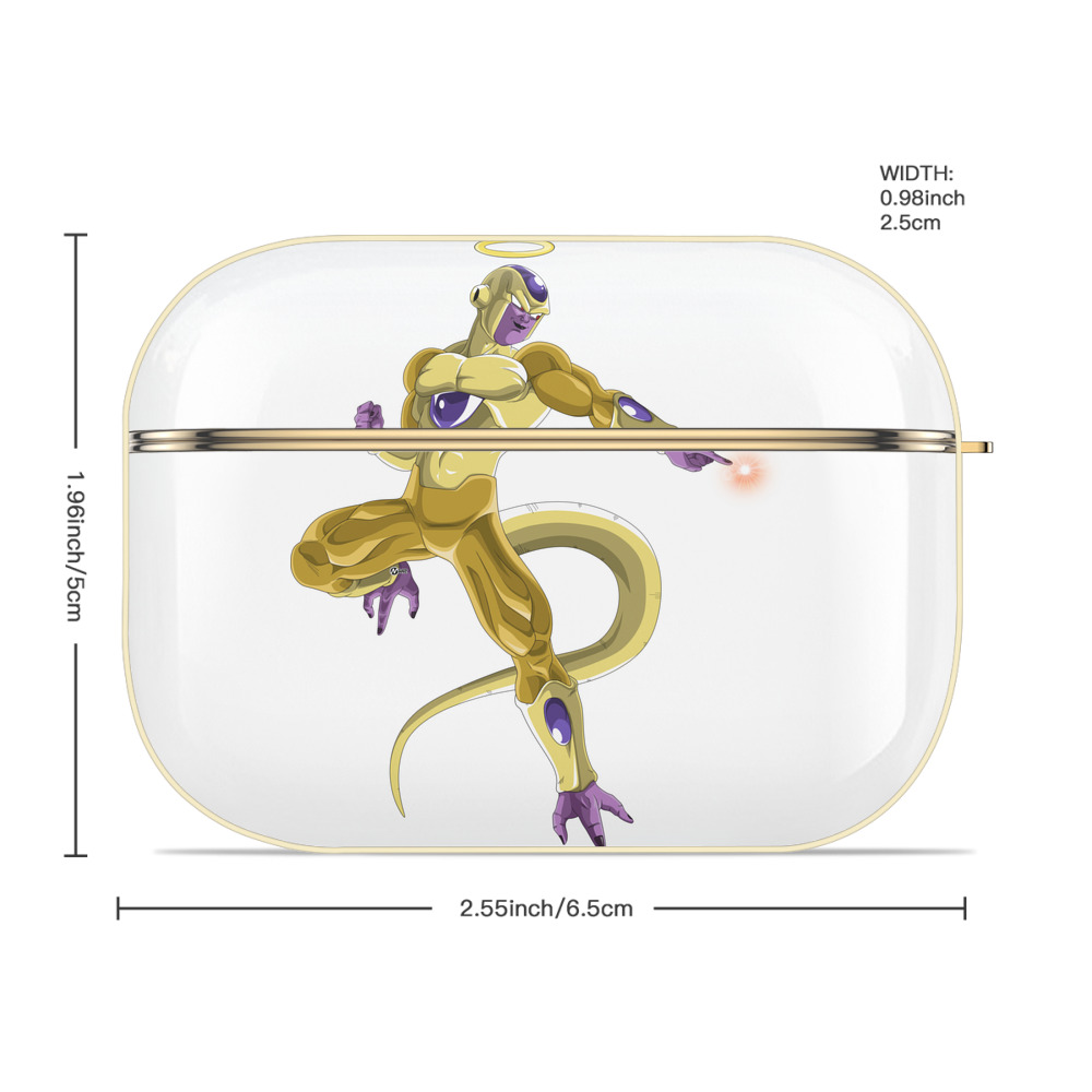 ドラゴンボール フリーザ DRAGON BALL Frieza 【AirPods Pro用】ハードシェル保護ケース｜耐衝撃・防指紋・カラビナ付き商品仕様