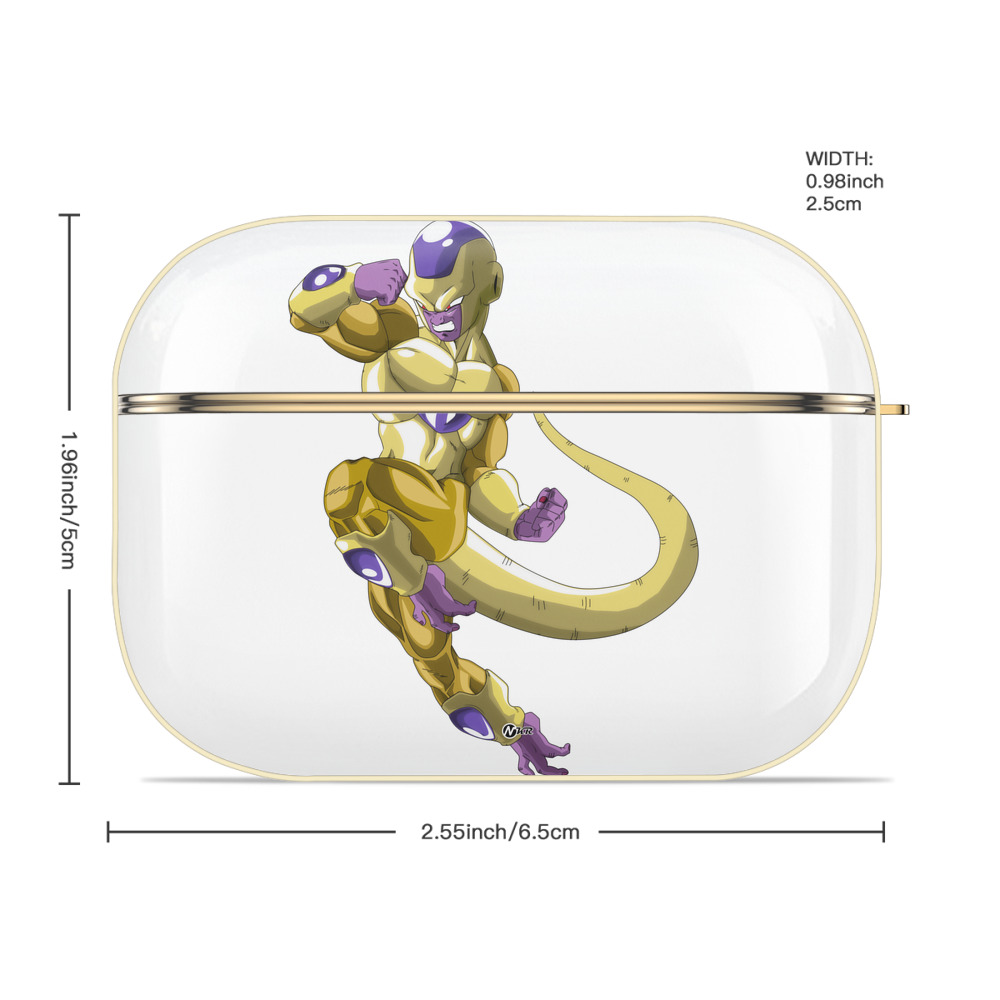 ドラゴンボール フリーザ DRAGON BALL Frieza 【AirPods Pro用】ハードシェル保護ケース｜耐衝撃・防指紋・カラビナ付き商品仕様