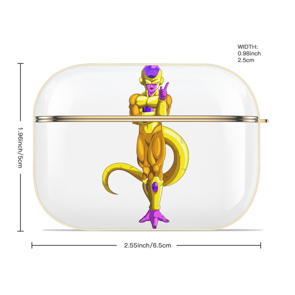 ドラゴンボール フリーザ DRAGON BALL Frieza 【AirPods Pro用】ハードシェル保護ケース｜耐衝撃・防指紋・カラビナ付き商品仕様