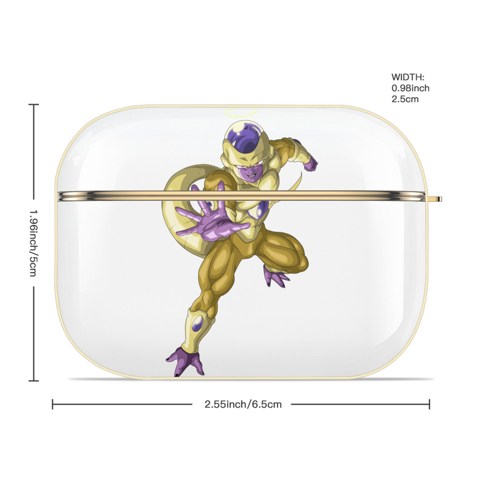 ドラゴンボール フリーザ DRAGON BALL Frieza 【AirPods Pro用】ハードシェル保護ケース｜耐衝撃・防指紋・カラビナ付き商品仕様