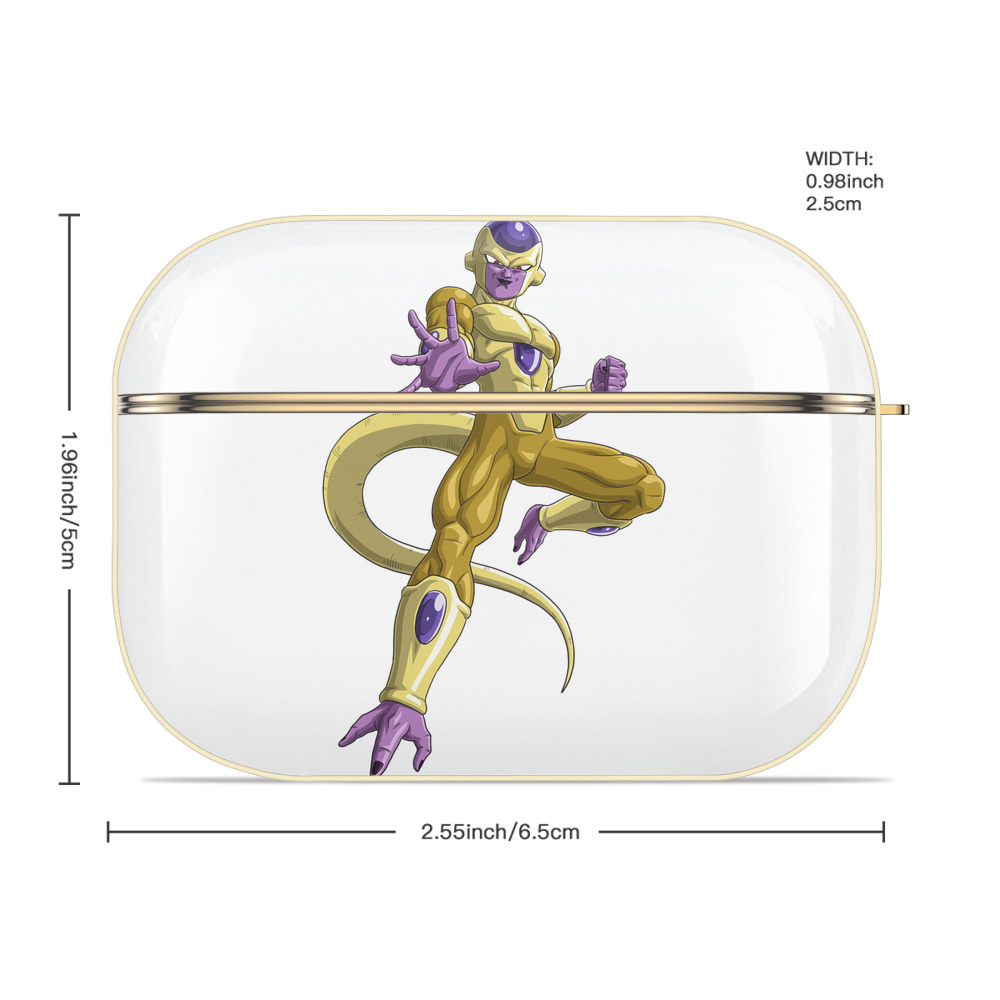 ドラゴンボール フリーザ DRAGON BALL Frieza 【AirPods Pro用】ハードシェル保護ケース｜耐衝撃・防指紋・カラビナ付き商品仕様