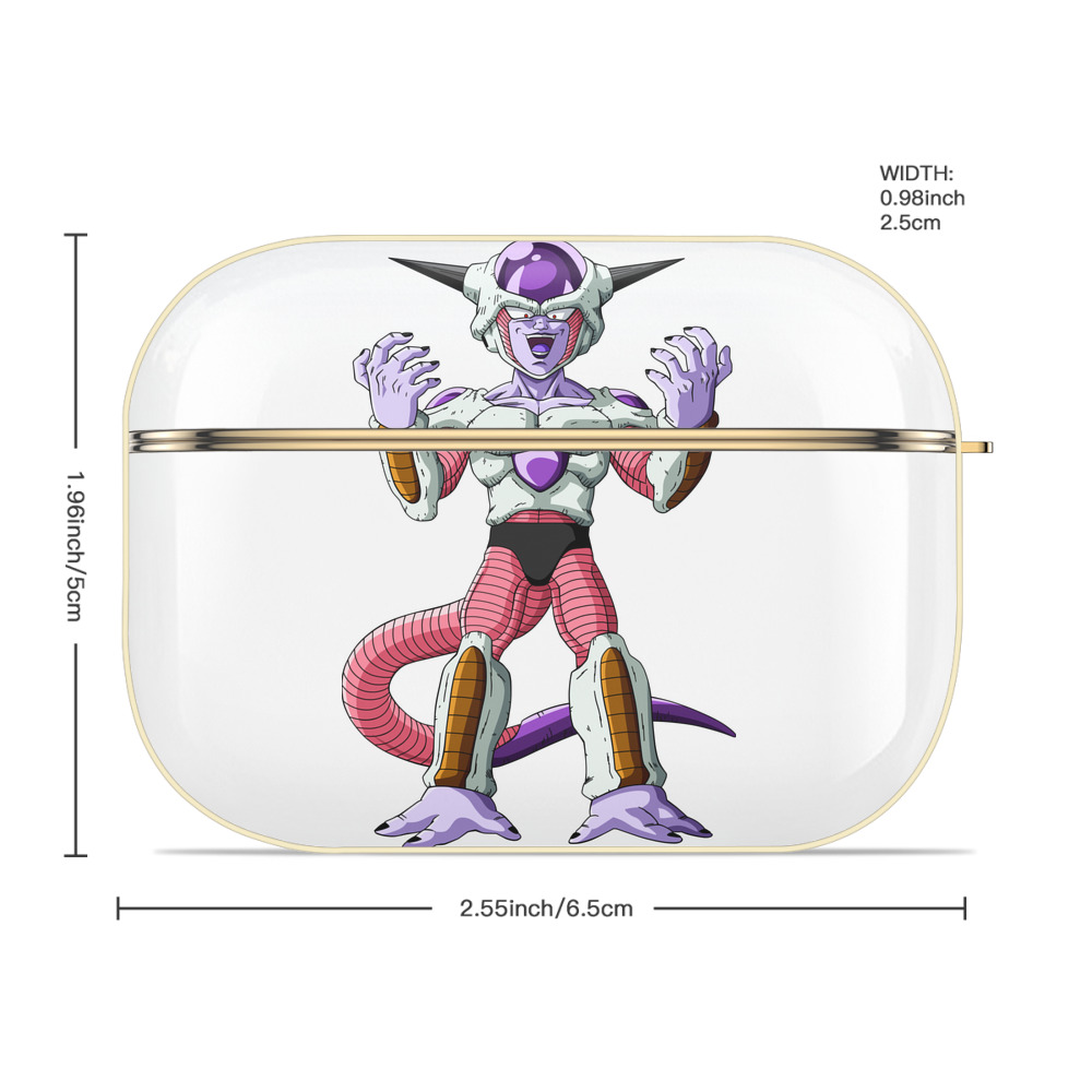 ドラゴンボール フリーザ DRAGON BALL Frieza 【AirPods Pro用】ハードシェル保護ケース｜耐衝撃・防指紋・カラビナ付き商品仕様