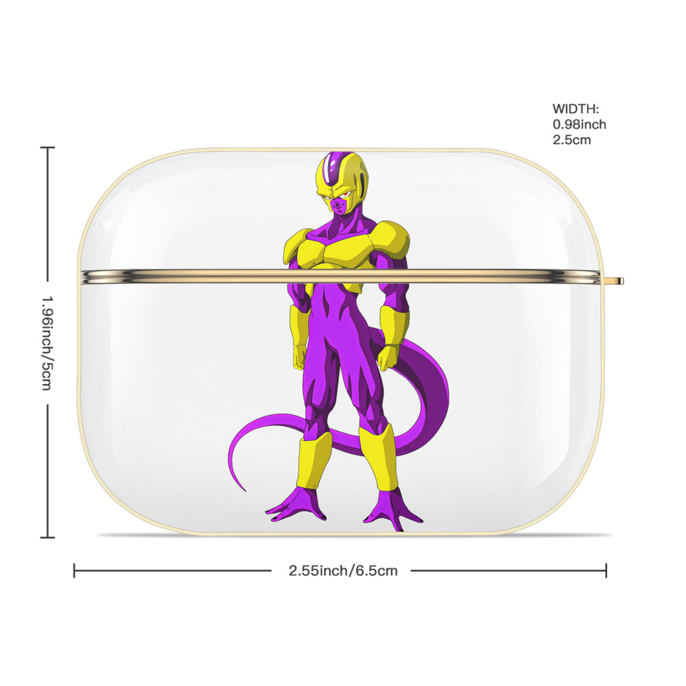 ドラゴンボール フリーザ DRAGON BALL Frieza 【AirPods Pro用】ハードシェル保護ケース｜耐衝撃・防指紋・カラビナ付き商品仕様