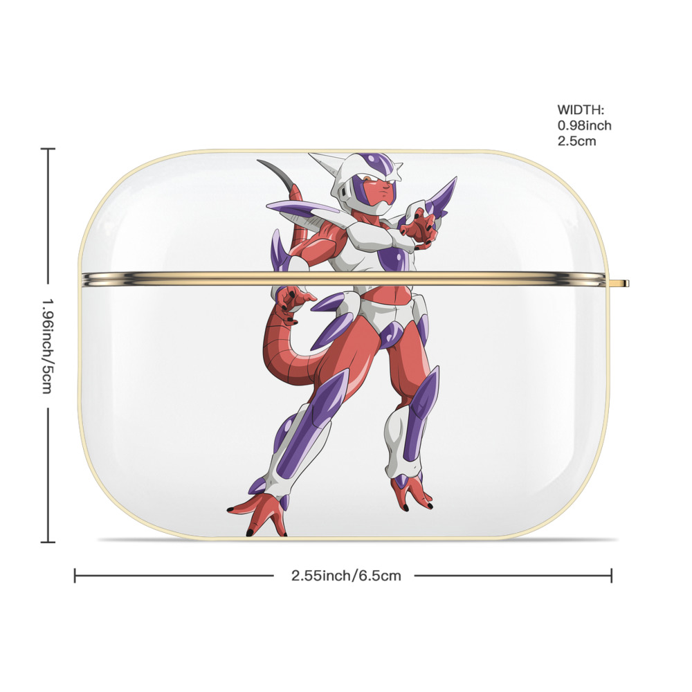 ドラゴンボール フリーザ DRAGON BALL Frieza 【AirPods Pro用】ハードシェル保護ケース｜耐衝撃・防指紋・カラビナ付き商品仕様