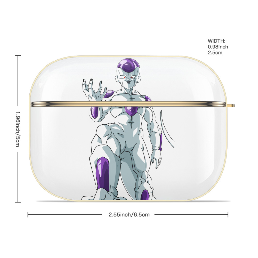 ドラゴンボール フリーザ DRAGON BALL Frieza 【AirPods Pro用】ハードシェル保護ケース｜耐衝撃・防指紋・カラビナ付き商品仕様