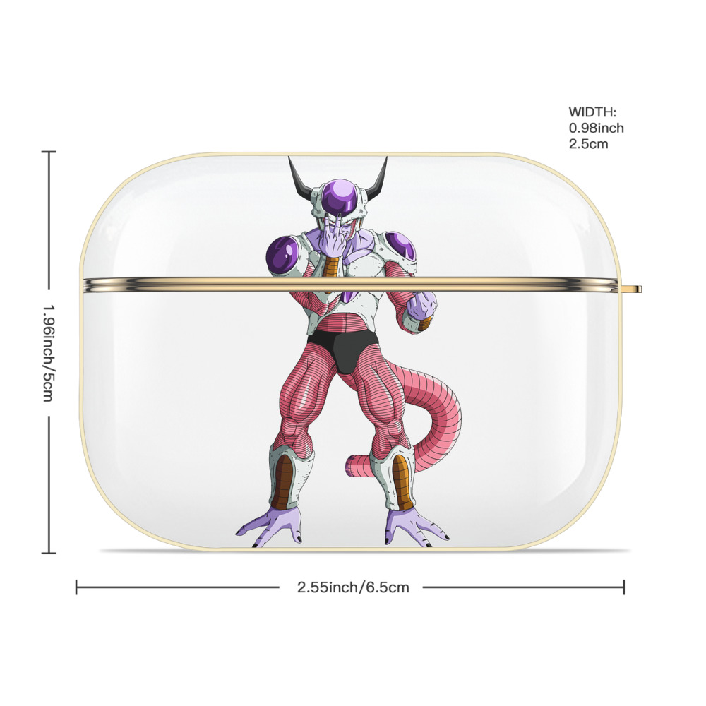 ドラゴンボール フリーザ DRAGON BALL Frieza 【AirPods Pro用】ハードシェル保護ケース｜耐衝撃・防指紋・カラビナ付き商品仕様